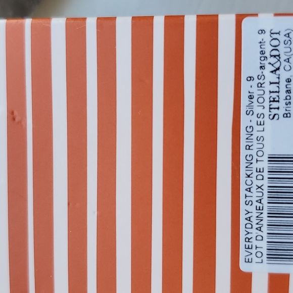 Stella & Dot Ring Everyday stackable silver color NWT - Picture 8 of 8